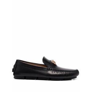 VERSACE Medusa Head Driving Loafers Men BLACK Driving Shoes